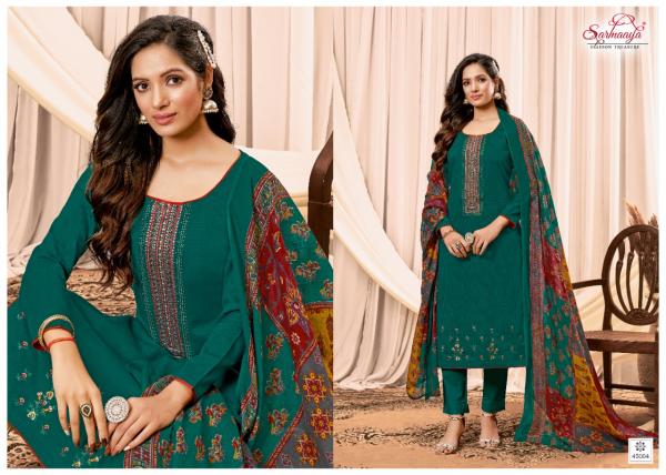 Sarmaaya Rihana Lawn Cotton Designer Dress Material